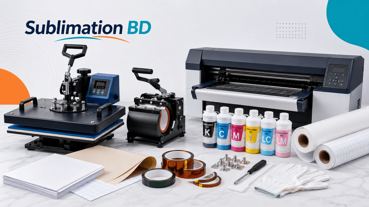 Machines & accessories from Sublimation BD offers wholesale sublimation machine accessories in Bangladesh