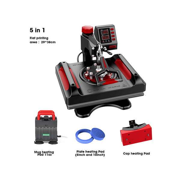Freesub P8001 Digital 5-in-1 Heat Press Machine